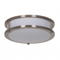 10IN 16W 3000K LED ROUND ACRY BSN
