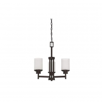 3 LT SOMES CHANDELIER LINEN GLS