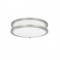 12IN 20W 4000K LED ROUND ACRY BSN