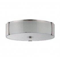 18-1/4 IN 2LTS GU24 ROWLEY FLUSH MOUNT