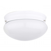 8-7/8IN C/M OPAL MUSHROOM FIX WH