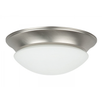 2LT-60W MB TWST-ON OPAL FLUSH MOUNT