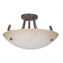 16IN 3LT TEMPEST SEMI-FLUSH RB