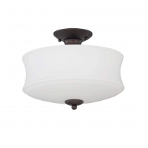 3 LT 100W MB AMALA SEMI-FLUSH