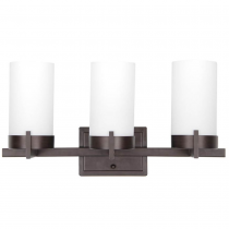LUMINETTE 3LT MB VANITY OPAL GLS PBR