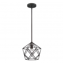 1LT 100W HARMONY CAGE SMALL PENDANT