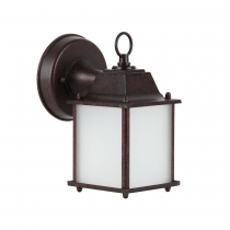 8IN 1LT ELEC SQ W/M FRST GL RB