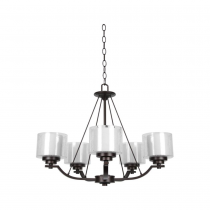 5-LT 100W MB ABBOT CHANDELIER