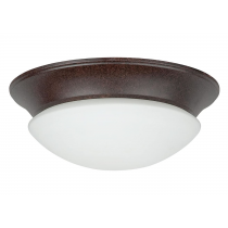 2LT-60W MB TWST-ON OPAL FLUSH MOUNT