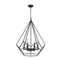 6LT 60W CB LYRIC CAGE PENDANT