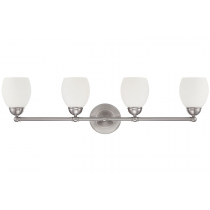 4 LT VANITY OPAL GLASS BSN