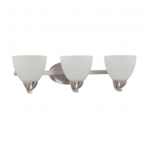 3-LT 100W MB PRESTON VANITY SATIN NICKEL