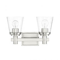 RIELLA 2LT MB VANITY WITH CLEAR SEEDED G