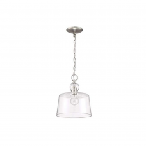 1LT 100W BALLAD GLASS PENDANT