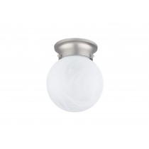 6IN FAUX ALABASTER GLOBE