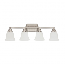 Nara Four Lights Vanity Bright Satin Nickel