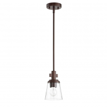 RIELLA 1LT MB MINI PENDANT CLEAR SEEDED
