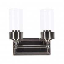 ESQUIRE 2LT VANITY WITH CLEAR GLASS MB