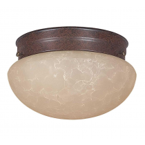 6IN C/M MSHRM TEA STAIN GLS RB