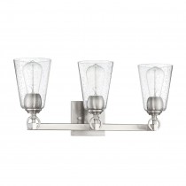 3LT 100W MB ARDEN VANITY WITH CLR SEEDY