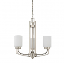 3 LT 100W MB HADLEY CHANDELIER