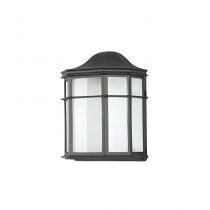 9-3/4IN ELEC WH ACRY LENS BK