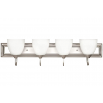 4LT-13W GU-24 CFL SCONCE FRSTD MILK GLS
