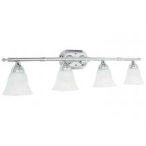 4 LT BATH SCONCE FAUX ALBTR PC