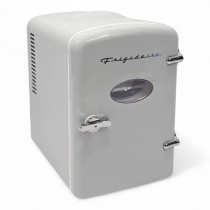 Frigidaire Retro 6-Can Mini Beverage/Skincare Cooler, Moonbeam, Includes Home and 12V Car Cord - EFMIS129-MOONBM