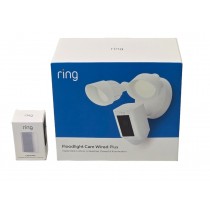 Ring 1080p HD Wired Plus Floodlight Cam with Chime Pro Bundle - Model: B08F6GPQQ7 & 8AC1PZ-0EN0