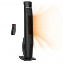 Lasko 32" Ceramic Tower Space Heater CT32791 1500W Remote Control Black 8-hour auto-off timer - CT32791 