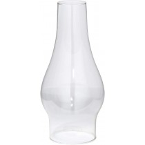 LUMINANCE CLEAR GLASS CHIMNEY 2-1/8" Fitter X 8-1/4"H - G57 for Oil or Kerosene Lanterns