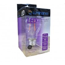 Luminance LED Purple RGB Bulbs A19 1.5W L7579-RP-P