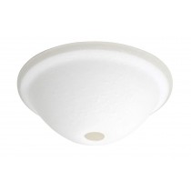 Luminance White Linen Light Fixture Glass & Fitter only 12-1/2" W by 4-1/2" H - LK77