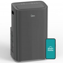 Midea 10,000 BTU Smart Portable Air Conditioner w/ Heat 450 sq ft MAP10HS1XWGR-T