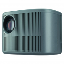 RCA 720P HD ROKU Smart Home Theater Projector with ROKU express Streaming, 150 ANSI, RPJ185 - Silver color