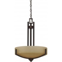Sunset 3-Light 100W MB Hadley Bowl Pendant Provincial Bronze - F22103-64