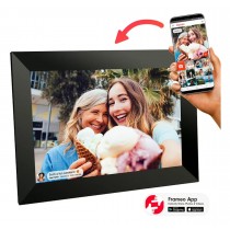 Sylvania SDPF1095 10-Inch Wi-Fi Cloud Digital Picture Frame, free app (Android & iOS), 8GB capacity, MicroSd card slot, Supports MP3, WMA, MPEG1, MPEG2 (Renewed)