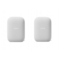 Google Audio Bluetooth Speaker Wireless Music Streaming - Chalk GA01420-US (2-pack)
