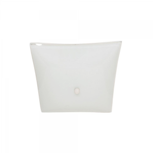 12IN SQ 2 LT BDRM FIX WH