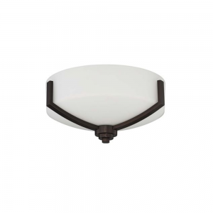 2 LT 60W MB HADLEY FLUSH MOUNT
