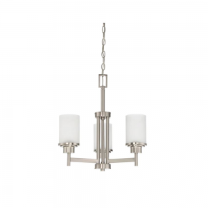 3 LT SOMES CHANDELIER LINEN GLS