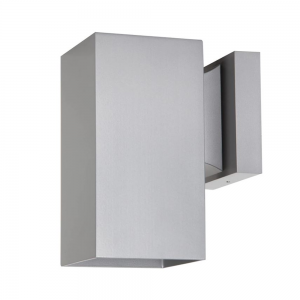 1LT 4IN SQUARE ALUM WALL SCONCE