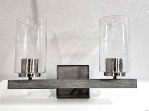 2LT HALSTON VANITY BRIGHT SATIN NICKEL
