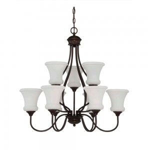 9LT 60W MB VALARE 2TIER CHANDELIER