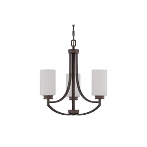 3LT 100W MB DALTON CHANDELIER PR BRONZE