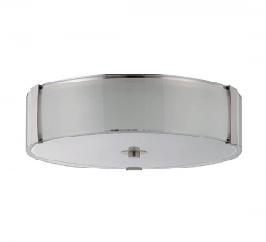 18-1/4 IN 2LTS GU24 ROWLEY FLUSH MOUNT