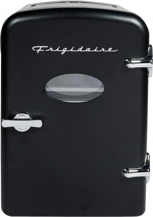 Frigidaire Retro 9-Can Mini Fridge Black