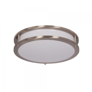 12IN 20W 3000K LED ROUND ACRY BSN