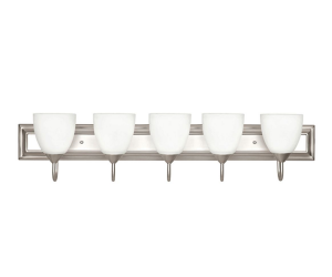 5LT-100W MB SCONCE FRSTD MILK GLS